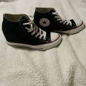 Converse Wedges Black Size 8.5